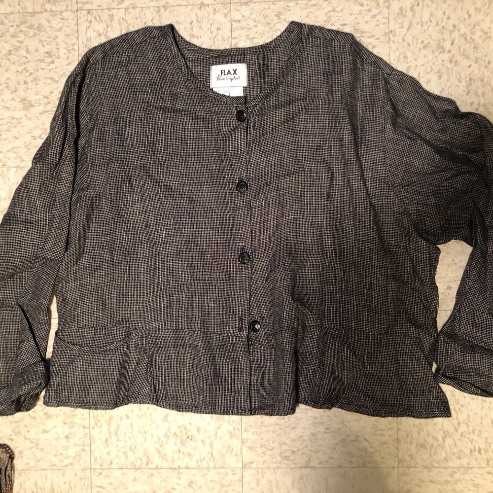 Flax Button Down Jacket - image 3